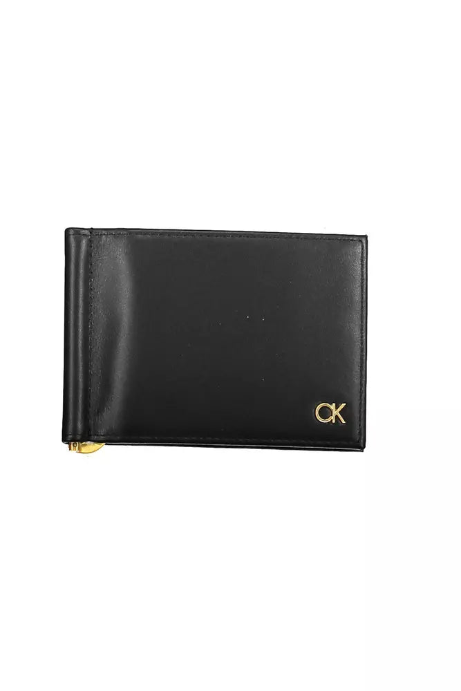 Calvin Klein Black Leather Mens Wallet