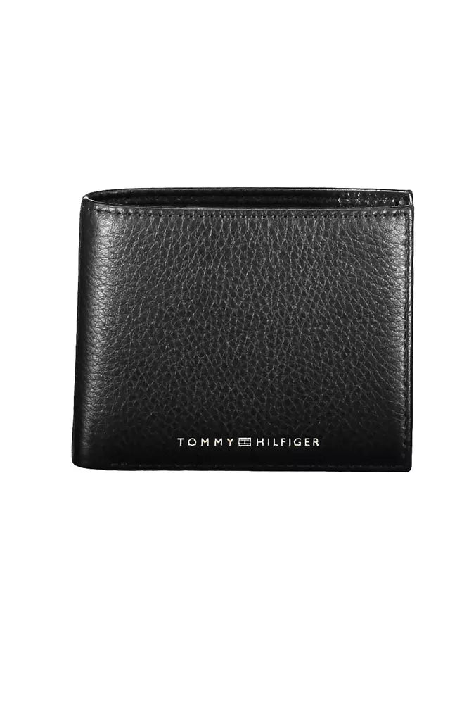 Tommy Hilfiger Black Leather Men Wallet