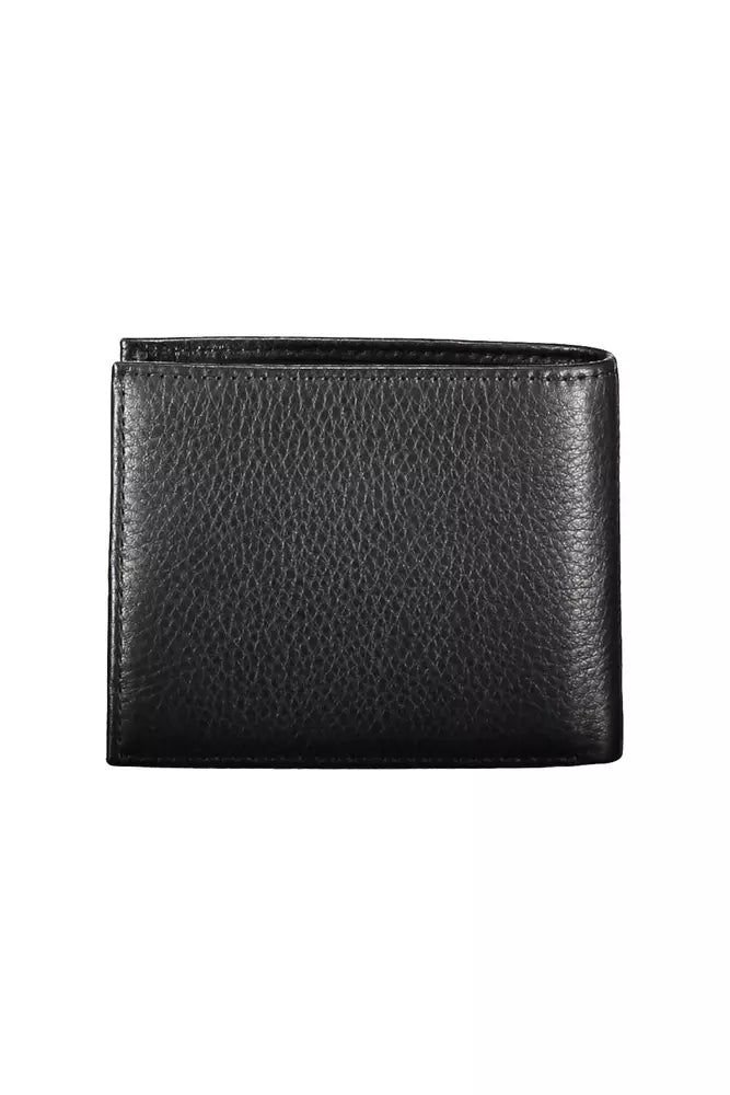 Tommy Hilfiger Black Leather Men Wallet