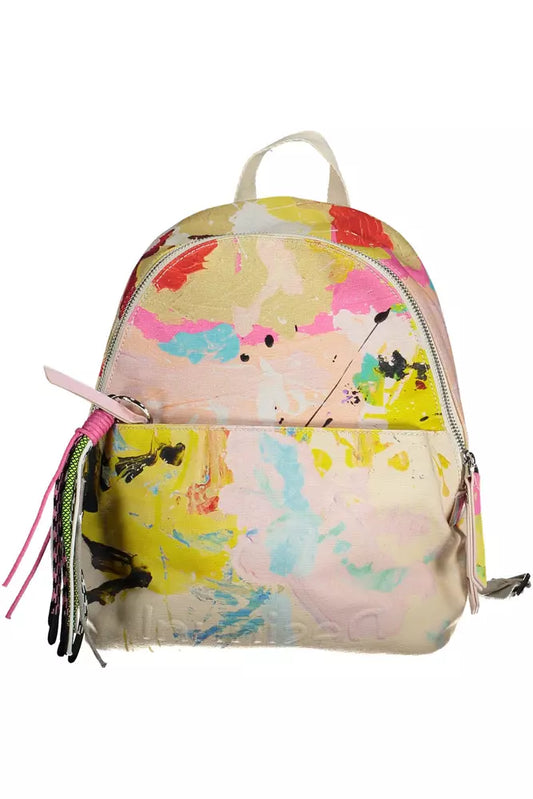 Desigual White Polyester Women Backpack