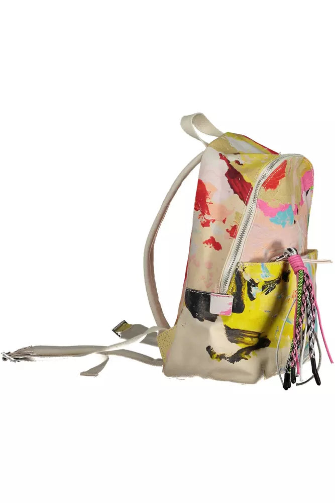 Desigual White Polyester Women Backpack