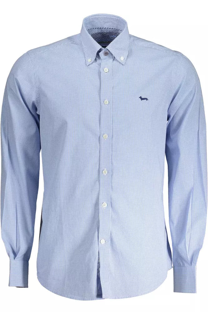 Harmont & Blaine Light Blue Cotton Men Shirt