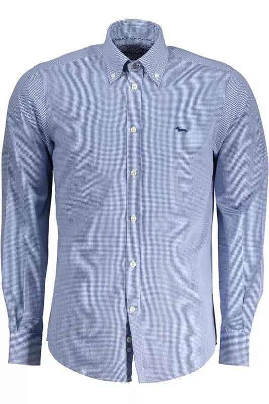 Harmont & Blaine Blue Cotton Men Shirt