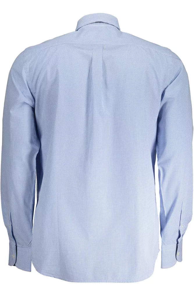 Harmont & Blaine Light Blue Cotton Men Shirt