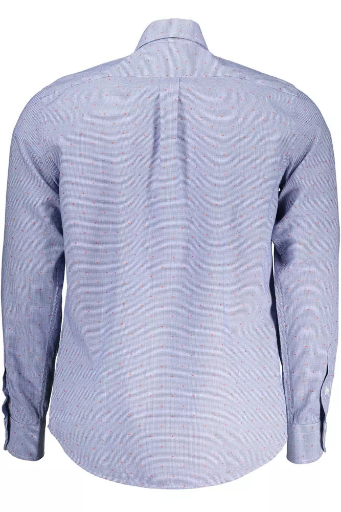 Harmont & Blaine Blue Cotton Men Shirt