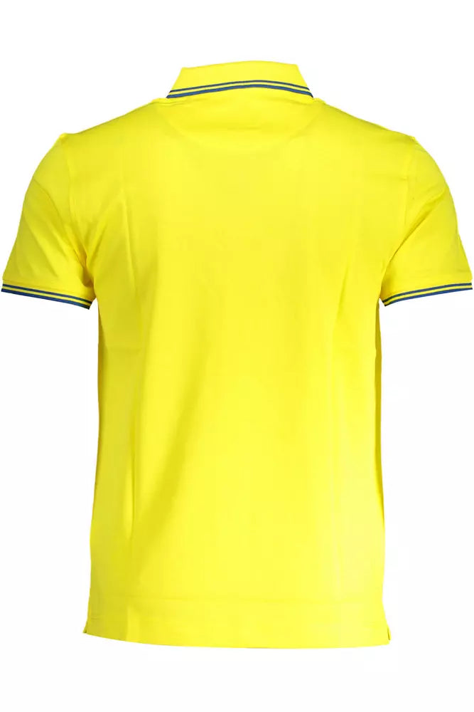 Harmont & Blaine Yellow Cotton Men Polo Shirt