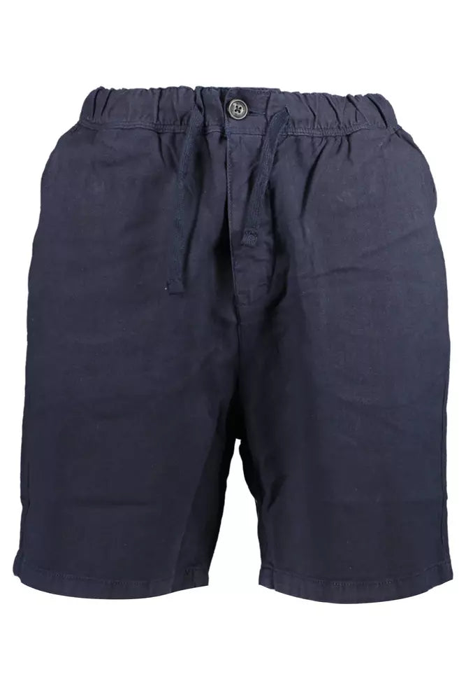 North Sails Blue Organic Cotton Men Short