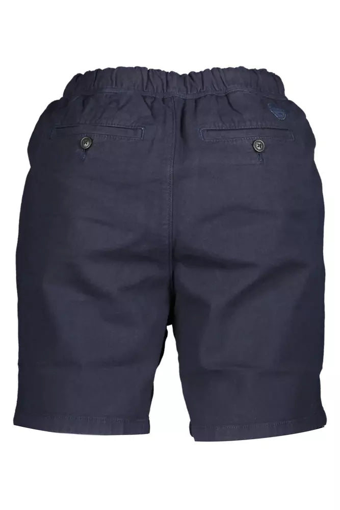 North Sails Blue Organic Cotton Men Short