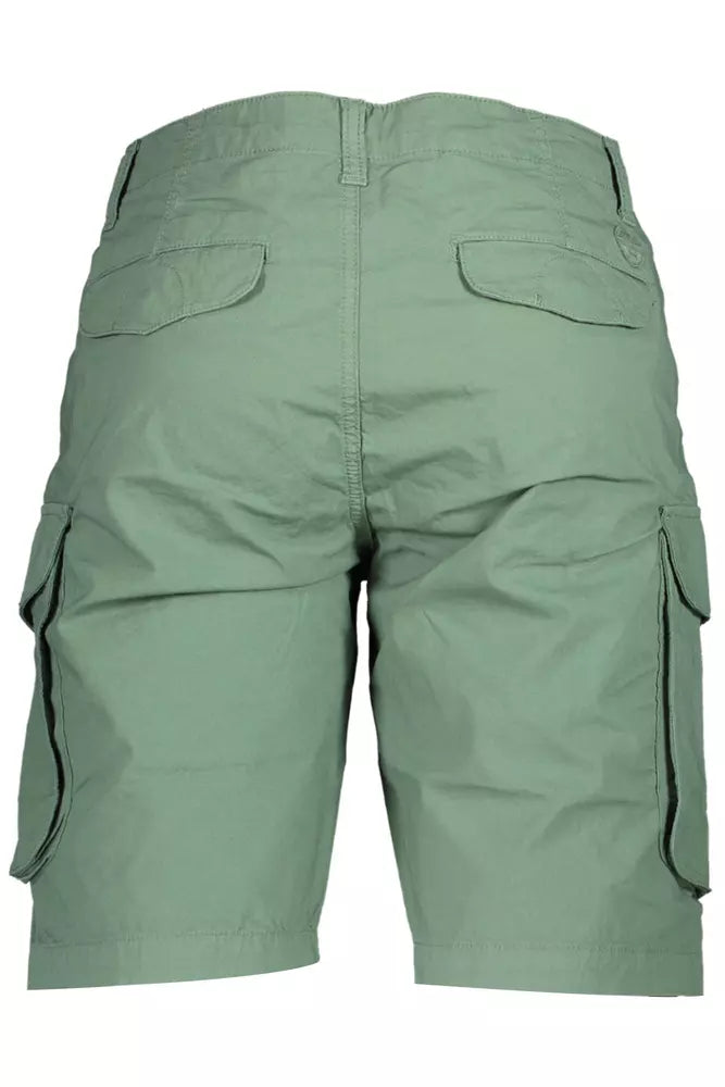 North Sails Green Cotton Men Bermuda Pants