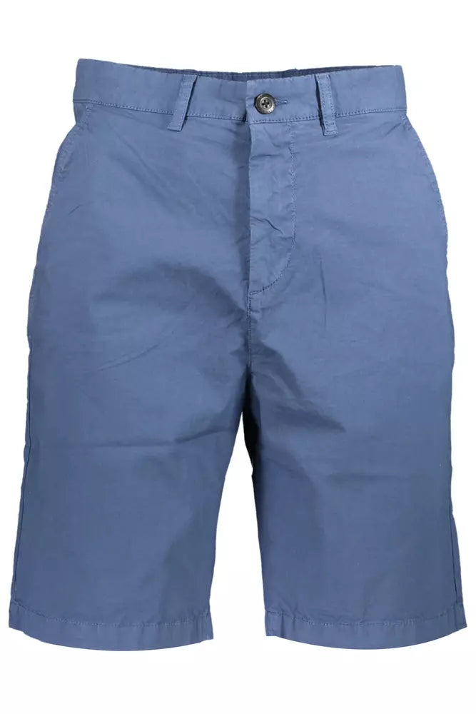 North Sails Blue Cotton Men Bermuda Short