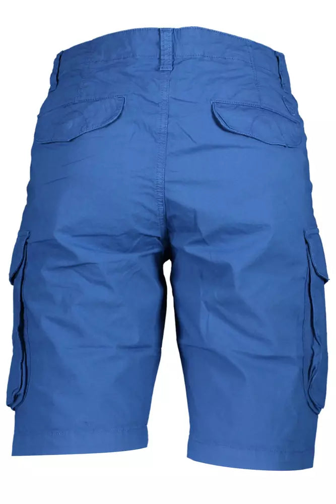 North Sails Blue Cotton Men Bermuda Trouser