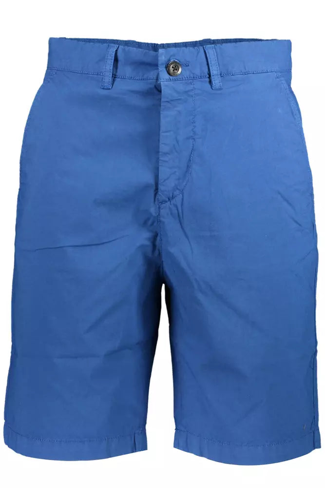 North Sails Blue Cotton Men Bermuda Shorts