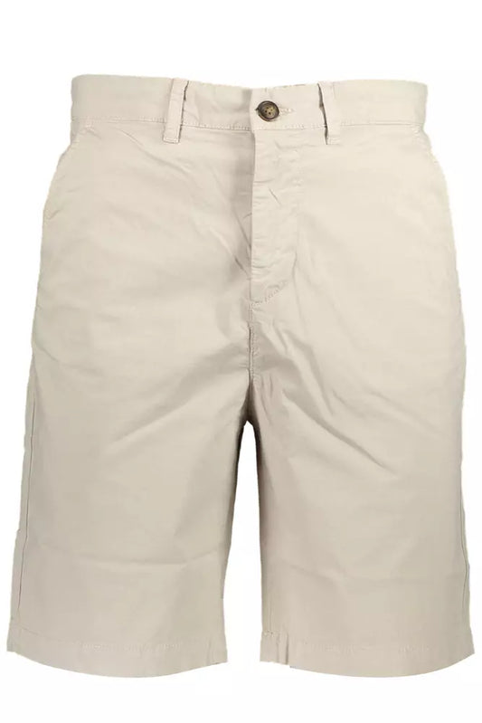 North Sails Beige Cotton Men Bermuda Short