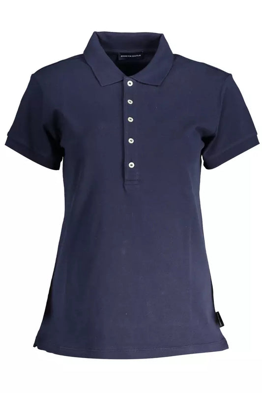 North Sails Elegant Short Sleeve Polo Shirt in Blue