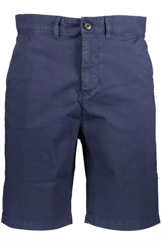 North Sails Blue Cotton Men's Bermuda Shorts