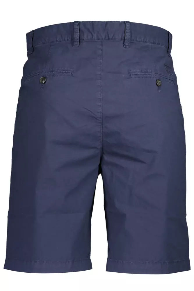 North Sails Blue Cotton Men's Bermuda Shorts