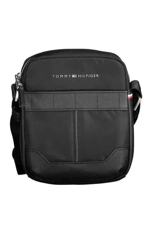 Tommy Hilfiger Black Polyester Men Shoulder Bag