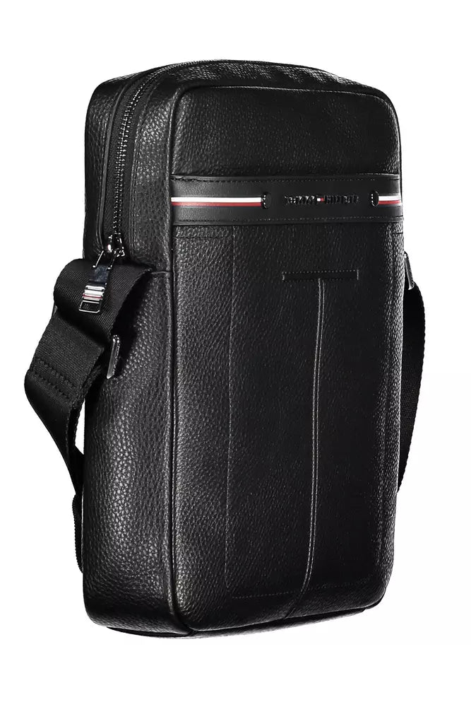 Tommy Hilfiger Black Polyethylene Men Shoulder Bag