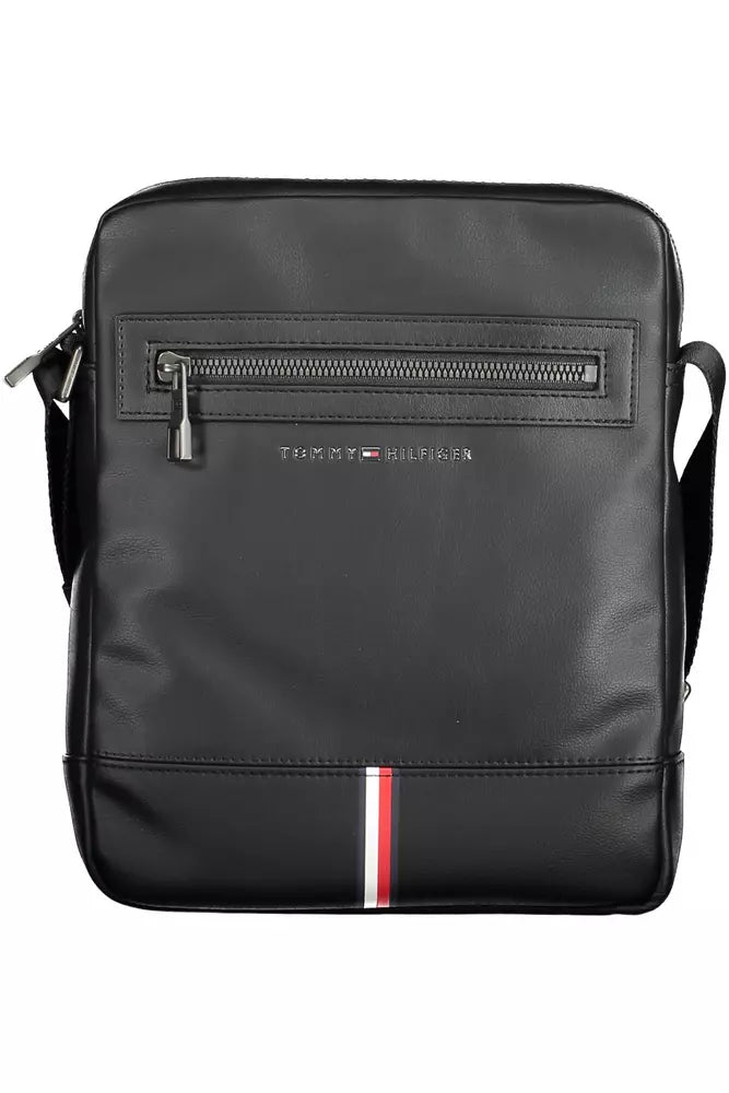 Tommy Hilfiger Black Polyethylene Men Shoulder Bag