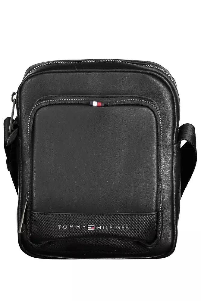 Tommy Hilfiger Black Polyethylene Men Shoulder Bag