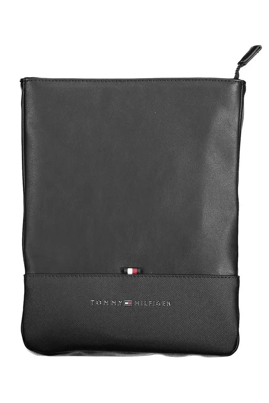 Tommy Hilfiger Black Polyethylene Men Shoulder Bag