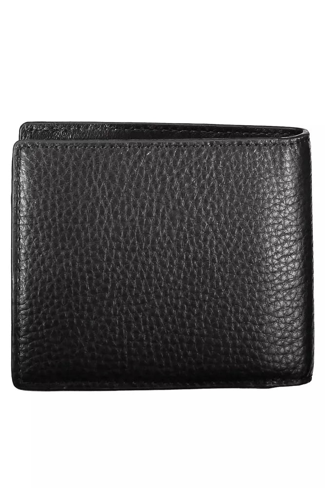 Tommy Hilfiger Black Leather Men Wallet