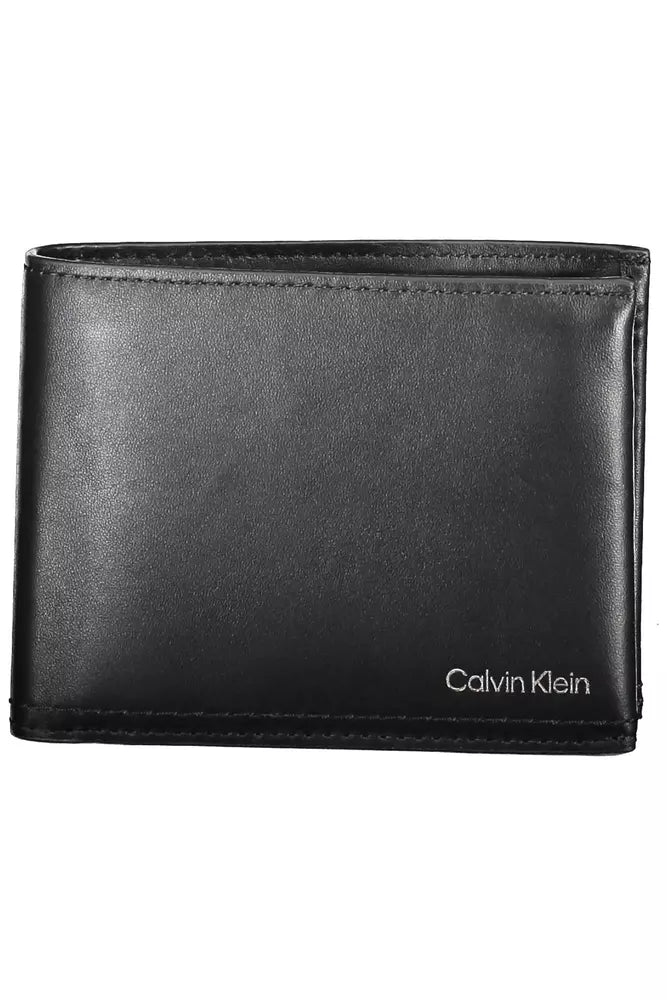 Calvin Klein Black Leather Men Wallet