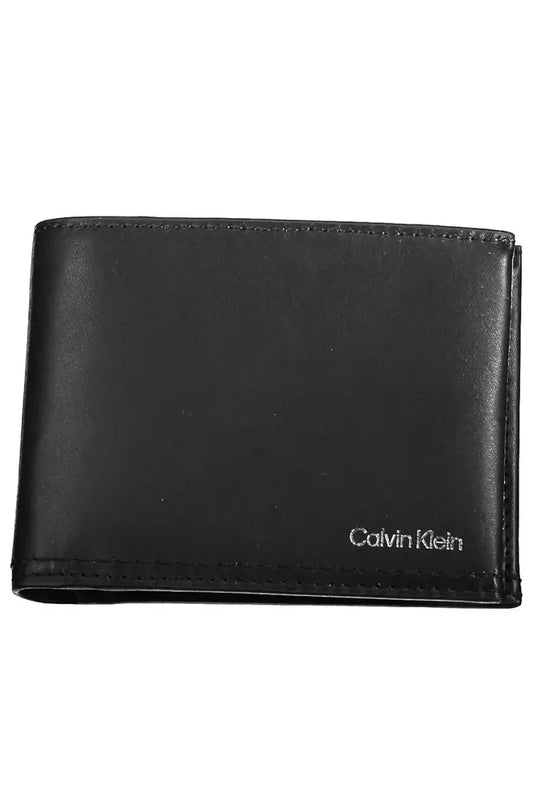 Calvin Klein Black Leather Men Wallet