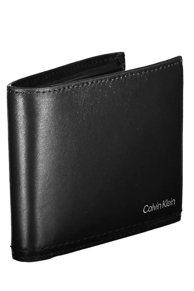 Calvin Klein Black Leather Men Wallet