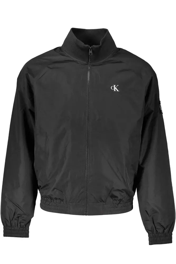 Calvin Klein Black Polyester Men Jacket