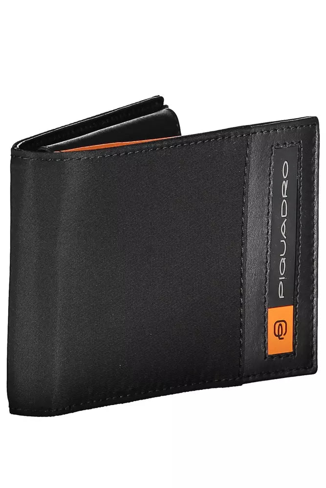 Piquadro Black RPET Men Wallet