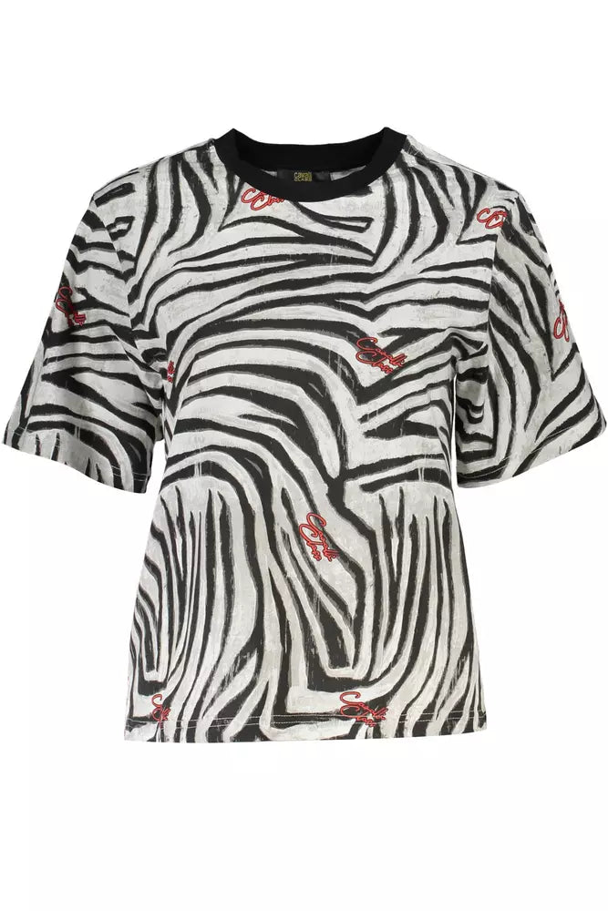 Cavalli Class Black Cotton Women Top