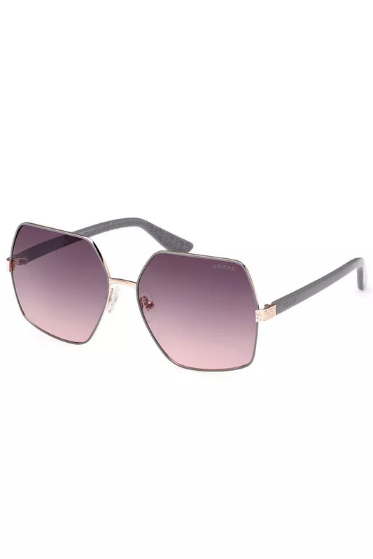 Guess Jeans Pink Metal Women Sunglass