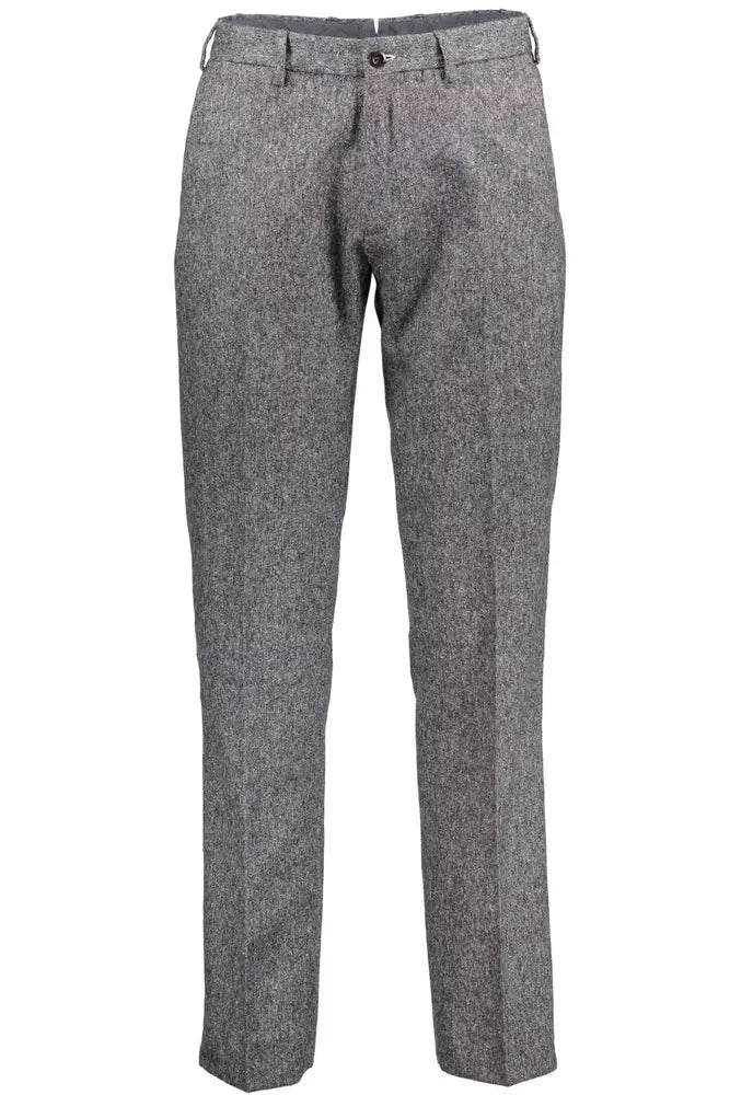 Gant Gray Wool Men Pant