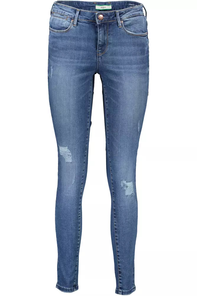 Guess Jeans Blue Cotton Women Jeans