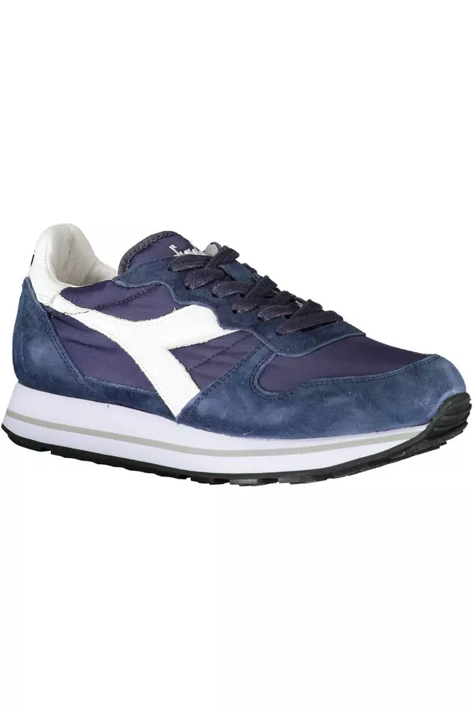 Diadora Blue Leather Women Sneaker