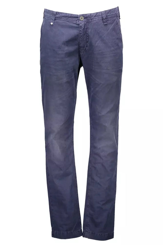 Gant Blue Cotton Men Trouser