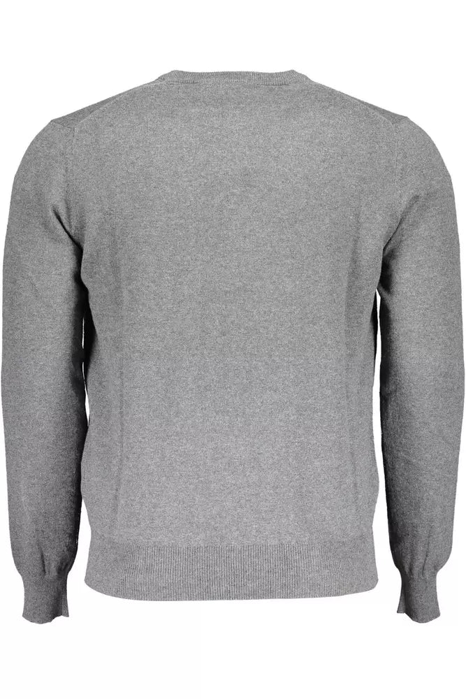 Harmont & Blaine Gray Cotton Men Sweater