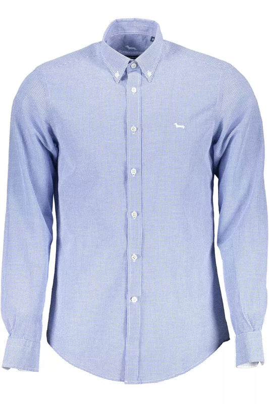 Harmont & Blaine Blue Cotton Men Shirt