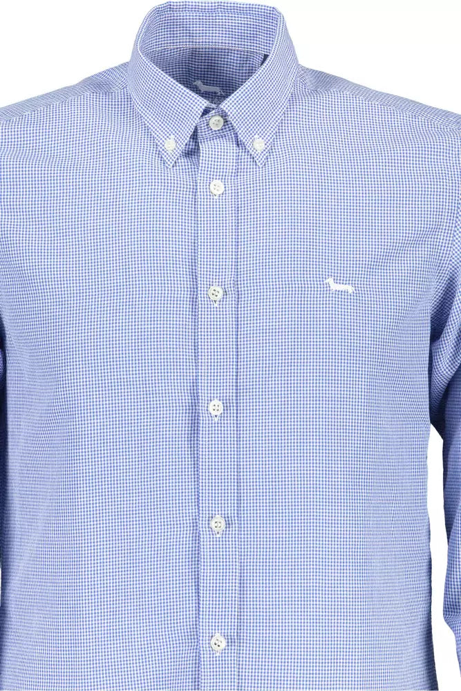 Harmont & Blaine Blue Cotton Men Shirt