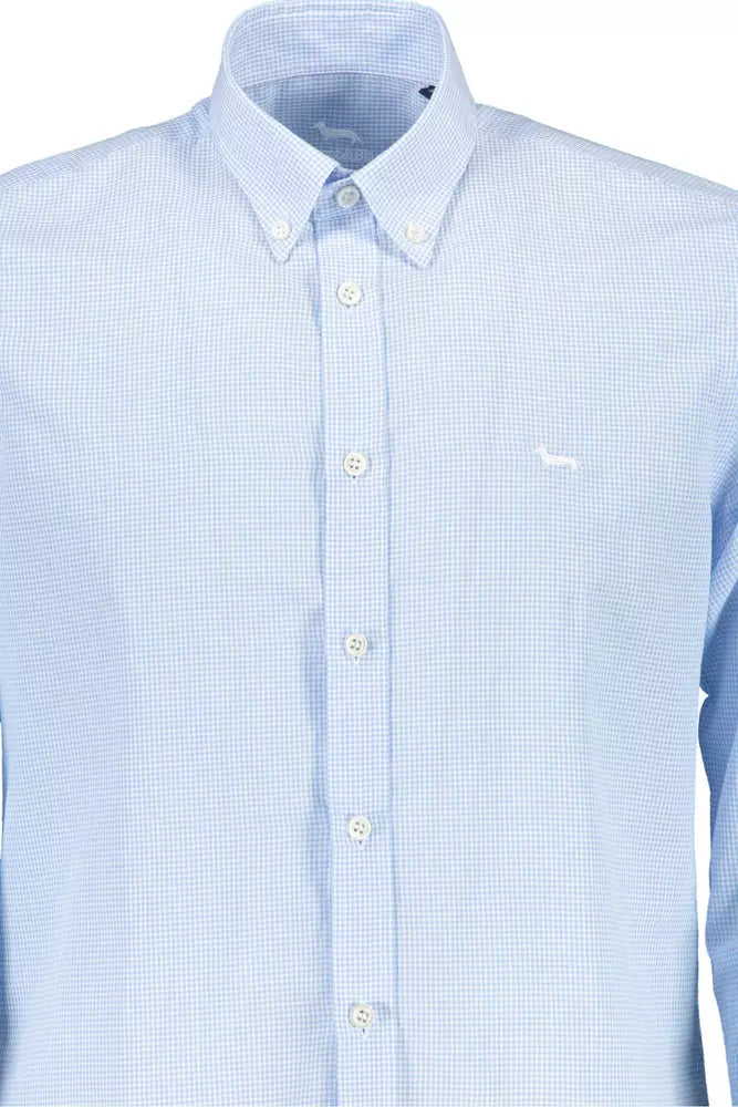 Harmont & Blaine Light Blue Cotton Mens Shirt