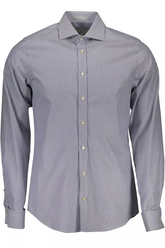 Gant Blue Cotton Men Shirt