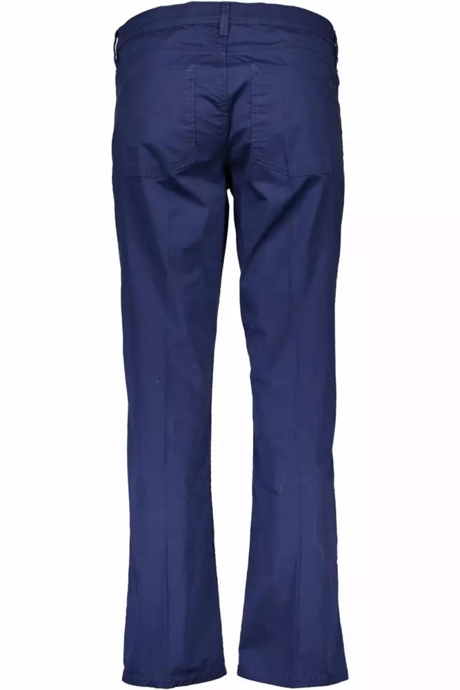 Gant Blue Cotton Women Pants