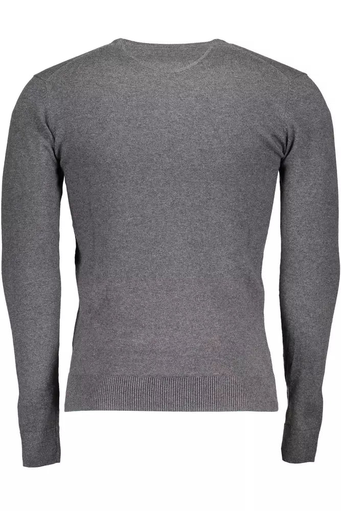 U.S. POLO ASSN. Gray Cotton Men Sweater