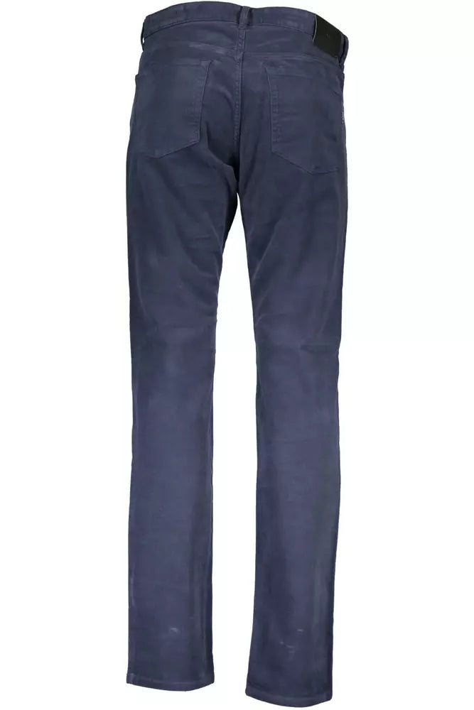 Gant Blue Cotton Men Pant