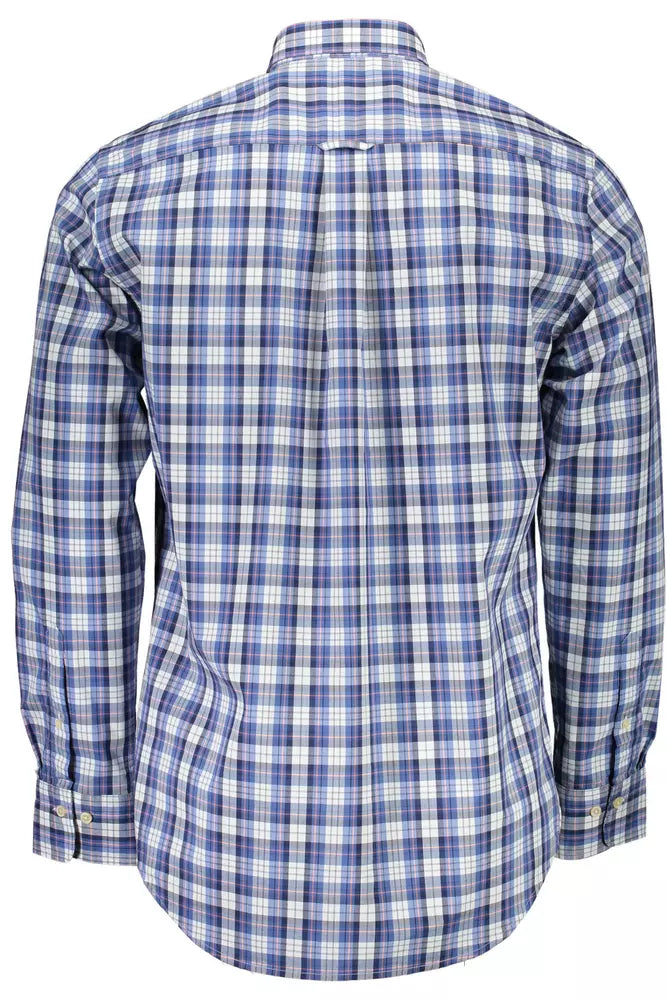 Gant Blue Cotton Men Shirt