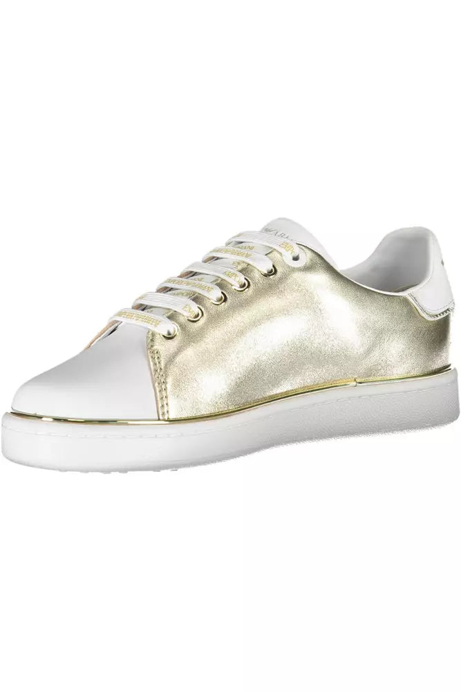 Emporio Armani White Leather Women Sneaker