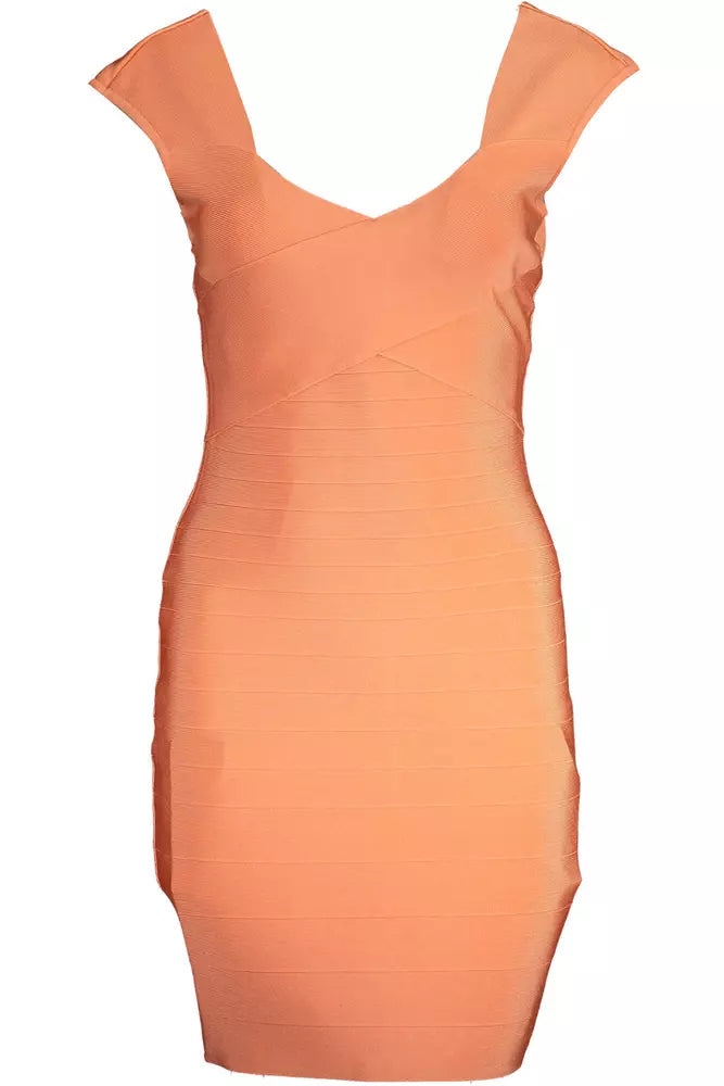 Marciano by Guess Orange Viscose Women Dress