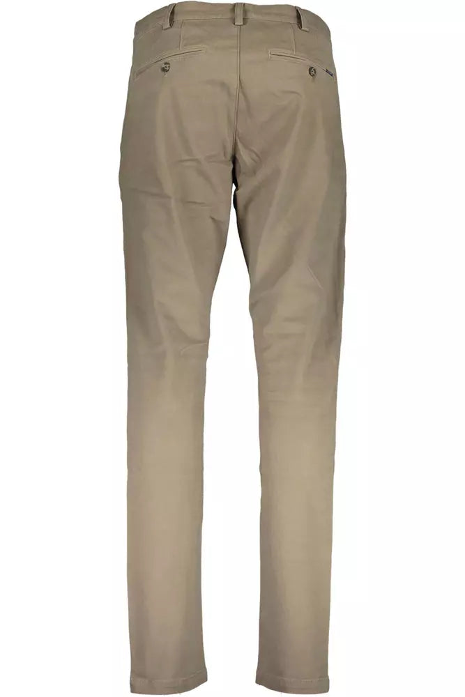 Gant Beige Cotton Men Trousers