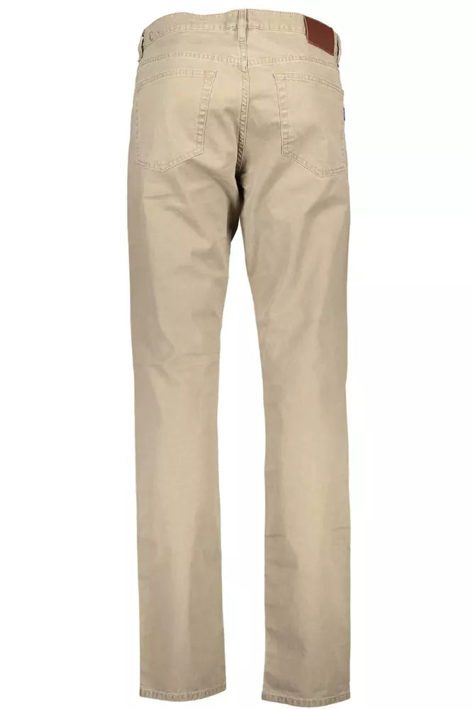 Gant Beige Cotton Men Pant